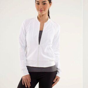 Lululemon Om Me Home Jacket White